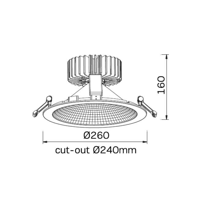 LED Recessed Spotlight WORLD BAKERY