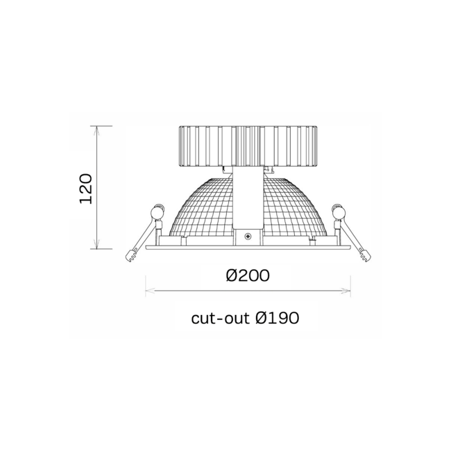 Spot LED Encastré WORLD - 30W - 3000°K