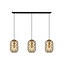 WOLFRAM - Hanging lamp - 3xE27 - Matt Gold / Brass - 21417/03/02