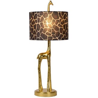 Lucide EXTRAVAGANZA MISS TALL - Table lamp - Ø 25 cm - 1xE27 - Matt Gold / Brass - 10506/81/02