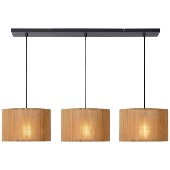 MAGIUS - Hanging lamp - 3xE27 - Light wood - 03429/03/30