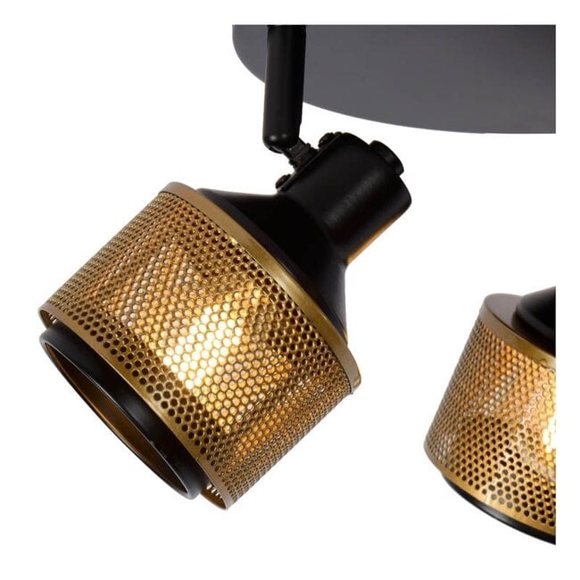 RAFA - Spot plafond - Ø 42 cm - 3xE14 - Noir - 77980/13/30