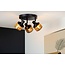 RAFA - Spot plafond - Ø 42 cm - 3xE14 - Noir - 77980/13/30