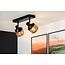 RAFA - Spot plafond - 2xE14 - Noir - 77980/02/30
