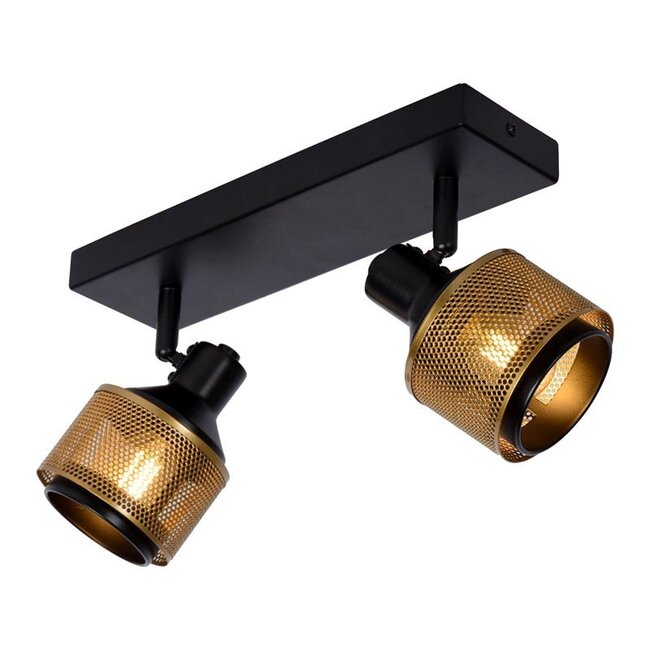 RAFA - Spot plafond - 2xE14 - Noir - 77980/02/30