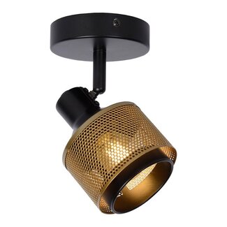 Lucide RAFA - Wall spotlight - 1xE14 - Black - 77980/01/30