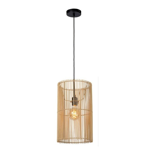 JANTINE - Hanging lamp - Ø 26 cm - 1xE27 - Light wood - 03440/01/72