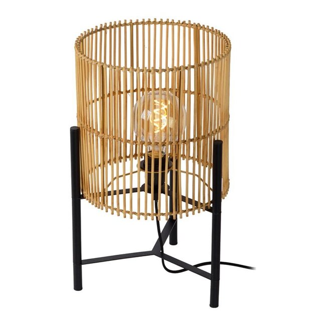 JANTINE - Table lamp - Ø 30 cm - 1xE27 - Light wood - 03540/01/72