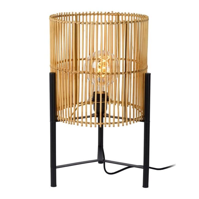 JANTINE - Table lamp - Ø 30 cm - 1xE27 - Light wood - 03540/01/72