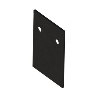 Nova Luce END CAP - magnetic surface-mounting/pendant profile - black