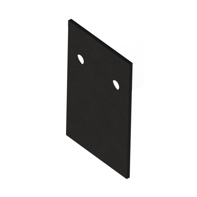 END CAP - magnetic surface-mounting/pendant profile - black