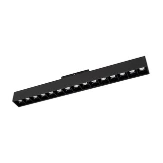 Nova Luce ESTE - fixture for magnetic rail system - 40.2cm - 22W LED - black