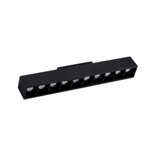 Nova Luce ESTE - armatuur voor magnetisch railsysteem - 26.9cm - 15W LED - zwart Nova Luce ESTE - armatuur voor magnetisch railsysteem - 26.9cm - 15W LED - zwart