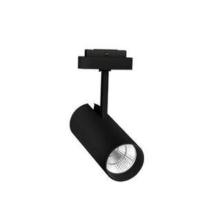 Nova Luce NAP - LED spot for magnetic rail system - Ø 8.5 x 27 cm - 20W LED - black