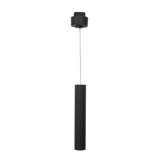 Nova Luce JAZZ - LED hanging lamp for magnetic rail system - Ø 3 x 20 cm - 10W LED - black