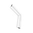 Nova Luce GAGA - Ligne lumineuse LED ENCASTRÉ - Connecteur en L - 34,5 x 3,8 x 7 cm - 20W - blanc