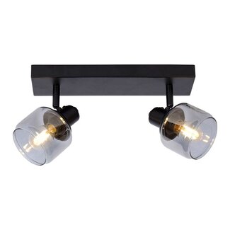 Lucide BJORN - Ceiling spotlight - 2xE14 - Black - 77979/02/30
