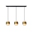 Lucide FIRMIN - Hanging lamp - 3xE27 - Matt Gold / Brass - 45497/03/02