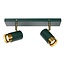 FLORIS - Spot de plafond - 2xGU10 - Vert - 35913/02/33