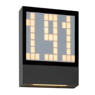 Lucide Lampe numéro de maison DIGIT - Applique Extérieur - LED - 1x5W 2700K - IP54 - Anthracite - 27899/03/29