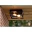 DUKAN - Ceiling light Outdoor - 2xE27 - IP65 - Black - 15802/02/30