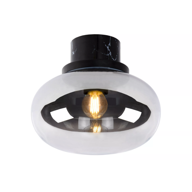 LORENA - Ceiling light Bathroom - Ø 23 cm - 1xE27 - IP44 - Fumé - 03140/23/65