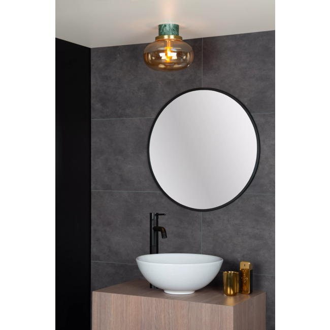 LORENA - Plafonnier de salle de bain - Ø 23 cm - 1xE27 - IP44 - Ambre - 03140/23/62