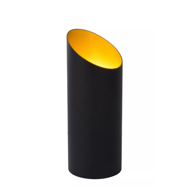 QUIRIJN - Lampe à poser - Ø 9,6 cm - 1xE27 - Noir - 09533/01/30