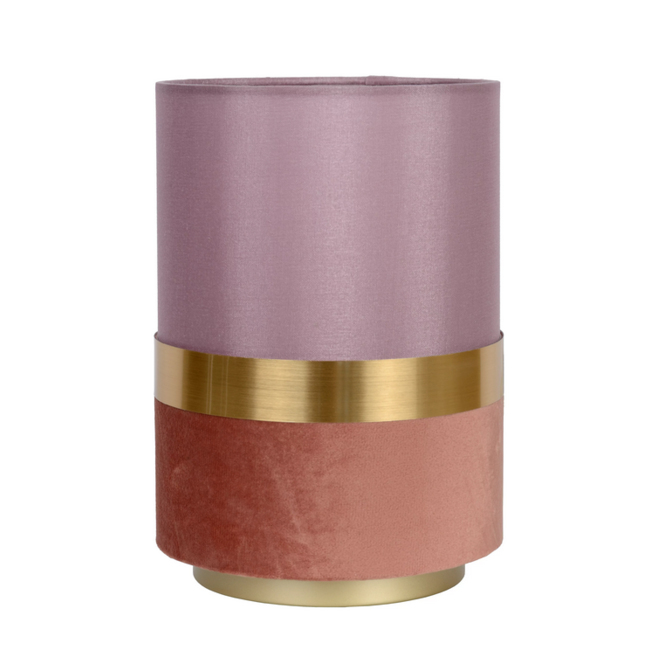 EXTRAVAGANZA TUSSE - Tafellamp - Ø 15 cm - 1xE14 - Roze - 10508/01/66