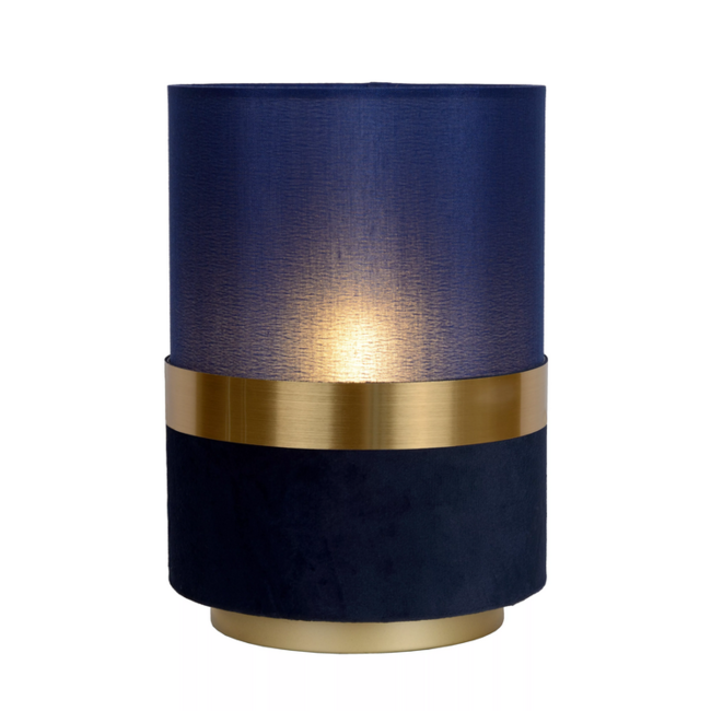 EXTRAVAGANZA TUSSE - Lampe à poser - Ø 15 cm - 1xE14 - Bleu - 10508/01/35