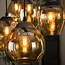 Hanging lamp 4+3L mix gold