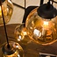 Hanging lamp 5L stepped mix gold