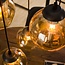 Lampe suspendue 5L étagée mix or