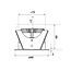 LED Inbouwspot Fluxe 75 HV-FD 800Lm DIM 40° CS CRI93
