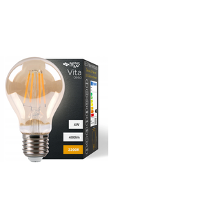 LioLights VITA LED lampe à incandescence 4-40W ambre