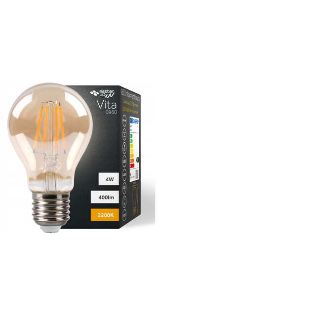 VITA LED lampe à incandescence 4-40W ambre