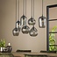 Pendant lamp 4+3 hexagon mix
