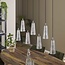 Hanging lamp 7L cone stone