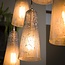 Hanging lamp 7L cone stone