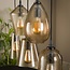 Hanging lamp 5L stone glass mix