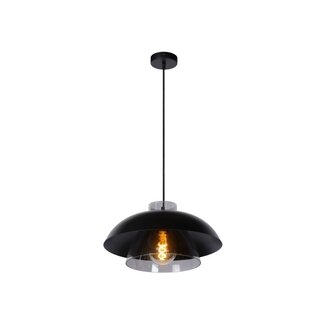 Lucide AVONMORE - Hanging lamp - Ø 40 cm - Black - 10411/40/30