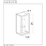 CARLYN - Wall lamp Bathroom - 1xE14 - IP54 - Black - 27200/01/30