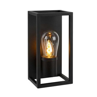 Lucide CARLYN - Wall lamp Bathroom - 1xE14 - IP54 - Black - 27200/01/30