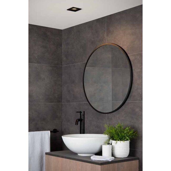 ZIVA - Recessed spot Bathroom - 1xGU10 - IP44 - Black - 09924/01/30