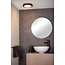 BRICE-LED - Ceiling light Bathroom - Ø 24 cm - LED Dim. - 1x15W 3000K - IP44 - Black - 28116/24/30