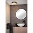 BRICE-LED - Plafonnier Salle de Bain - Ø 24 cm - LED Dim. - 1x15W 3000K - IP44 - Noir - 28116/24/30