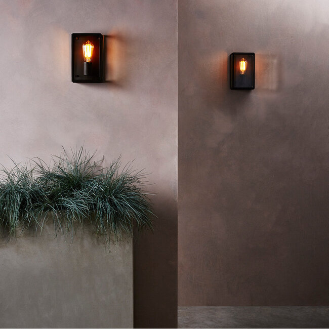 Wandlamp IP44 Homefield Wall 160 Zwart