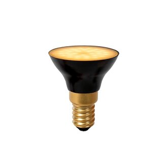 Lucide G45 - Led lamp - Ø 4,3 cm - LED Dimb. - E14 - 1x5W 2700K - 3 StepDim - Zwart - 49098/05/30