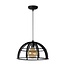 DIKRA - Hanging lamp - Ø 40 cm - 1xE27 - Black - 76464/01/30