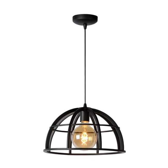 DIKRA - Hanging lamp - Ø 40 cm - 1xE27 - Black - 76464/01/30